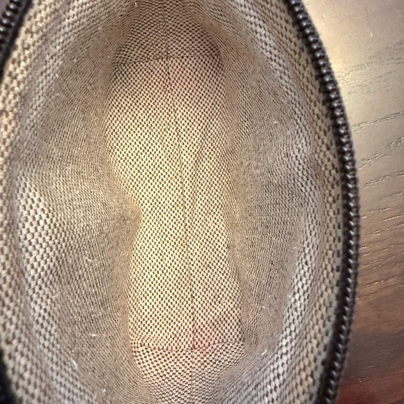 Dooney & Bourke Croc-Embossed Leather cosmetic Pouch Brown - Picture 15 of 15